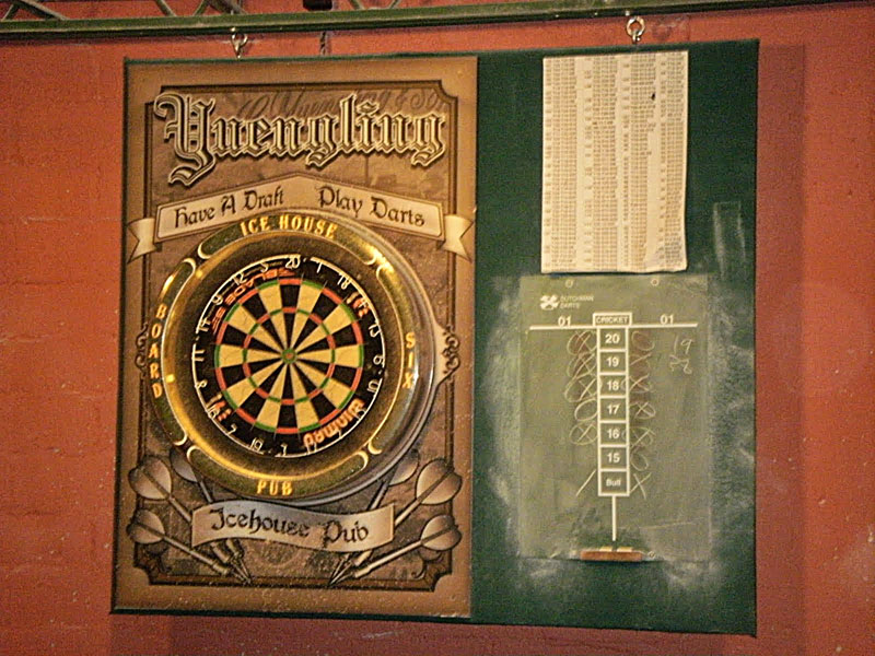 Darts & Dinner at The Icehouse Pub